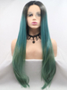 Trendy Ombre Lace Front Wig Synthetic Hair Heat Resistant