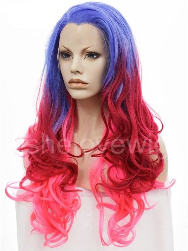 Quality Ombre Synthetic Lace Front Wigs Wave