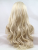 Blonde White Mixed Color Synthetic Lace Front Wig