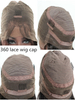 Ombre Lace Front Wig Brown Root Blonde Hair