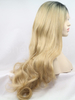 Wave Black Blonde Synthetic Hair Lace Front Wig