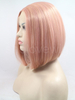 Bob Pink Color Synthetic Lace Front Wig