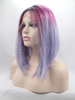 Bob Haircut Lace Front Wig Synthetic Hair Three Ombre