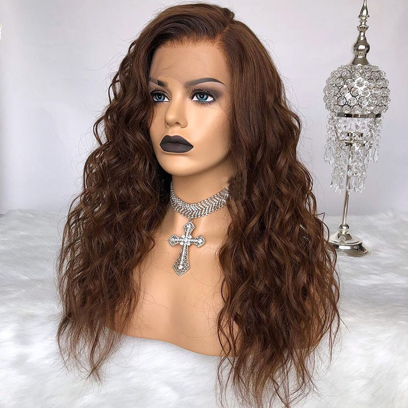 Indian Remy Human Hair Glueless Full Lace Wig
