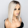 Custom Lace Front Wig Dark Root with Blonde
