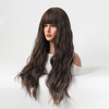 Machine Made Synthetic Wig Medium Brown Hair