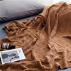 Thin Summer Blanket Air Conditioner Flight Blanket Knitted 