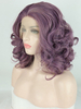 Pastel Hair Color Synthetic Lace Front Wig Cute Wavy