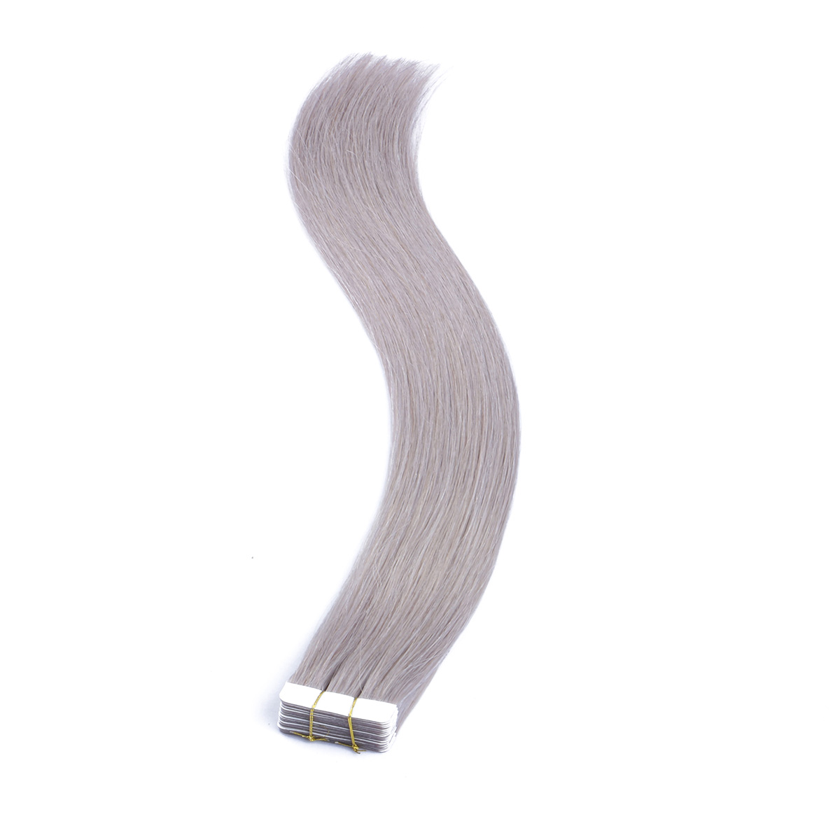 Custom Skin Wefts Human Hair Extension Supplier Grey Color Tape in Hair Extension