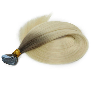 Silk Straight Ombre Blonde Double Side Tape in Hair Extension Skin Wefts Supplier