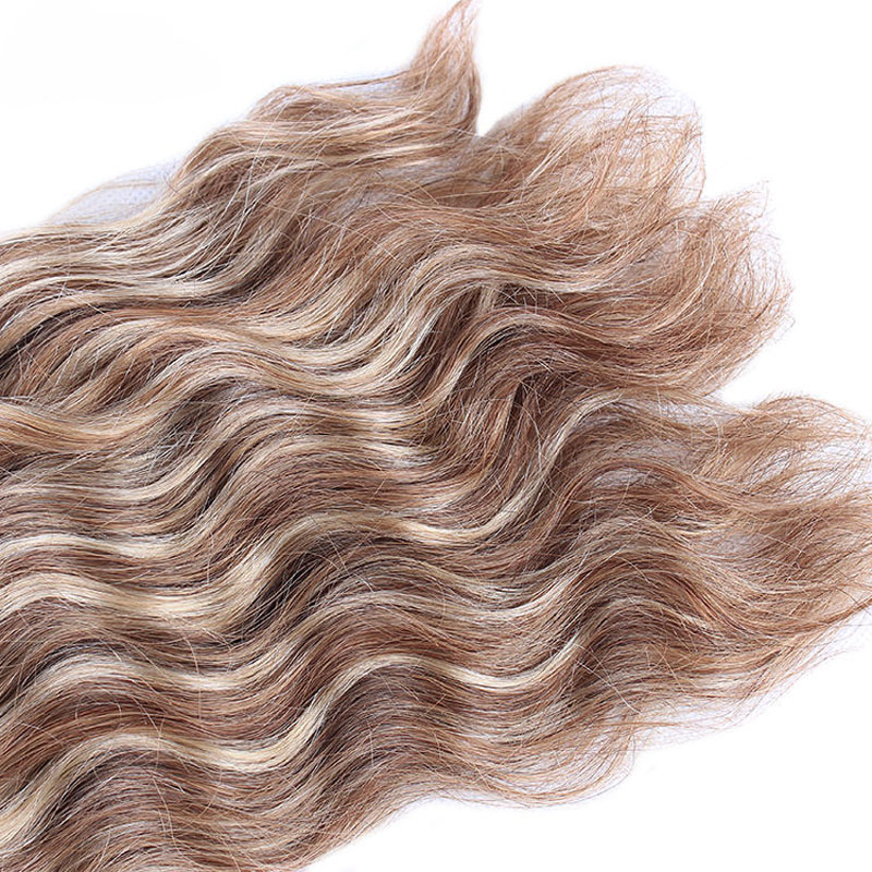 Natural Wave Tape in Hair Extension Highlight Color Double Side Tape Skin Wefts