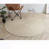 Plus Size Jute Round Rugs Woven Made Natural Plant Rugs
