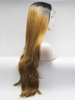 Long Length Synthetic Lace Front Wig Ombre Color on Sale