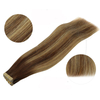 Tape In Human Hair Extensions Real Remy Hair Extension Straight Seamless Skin Weft