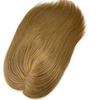 Top Quality Human Hair Topper Supplier Mono Base with Thin Skin Hair Topper with Clips