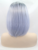 Bob Hair Synthetic Lace Front Wig Black Blue Ombre Color