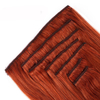 Top Quality Copper Red Natural Straight Clip In Hair Extensions Real Human Hair