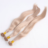 Ash Blonde U Tip Human Hair Extension European Virgin Hair Free Shipping