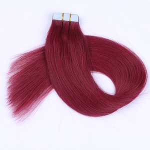 Buy Top Quality Tape in Hair Extension Online Red Wine Color Tape in Hair