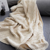 Thin Summer Blanket Air Conditioner Flight Blanket Knitted 